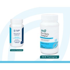 Klaire Labs SFI Health Pro-Biotic Complex - Intestinal Support for Men & Women, 5 Billion CFU Lactobacillus acidophilus & Bifidobacterium bifidum Probiotic, Hypoallergenic & Dairy-Free (100 Capsules)