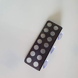 Reef-Geeks Coral frag rack, 14 hole laser cut acrylic, Zoa, Marine coral.(Jet Black)