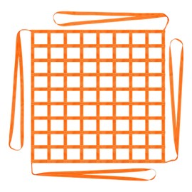 Ysislybin Lifting Net, 1 x 1m Cargo Hanging Net 300kg Polyester Sling Lifting Net High Load Capacity Hanging Lifting Net for Loading and Unloading Cargo