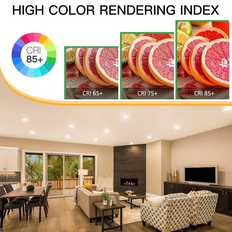 LED Recessed Spotlight, 230 V, Dimmable, 7 W, Ultra Flat