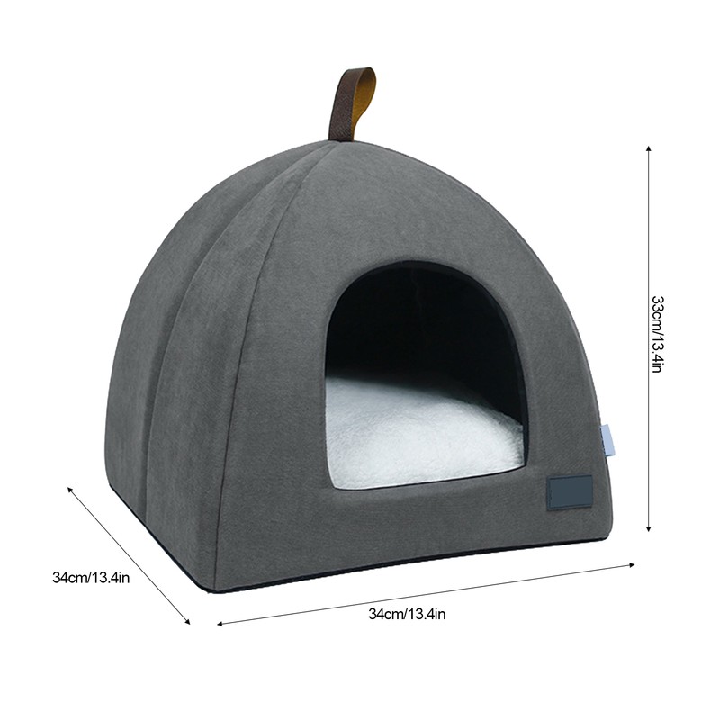 Foldable Cat Bed Breathable Cat House Indoor Pet Tent Dog
