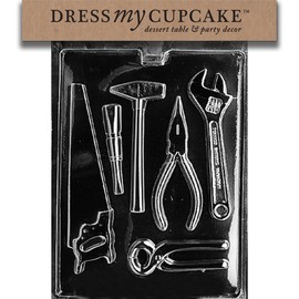 Dress My Cupcake Chocolate Candy Mold, Tools Assortment 1