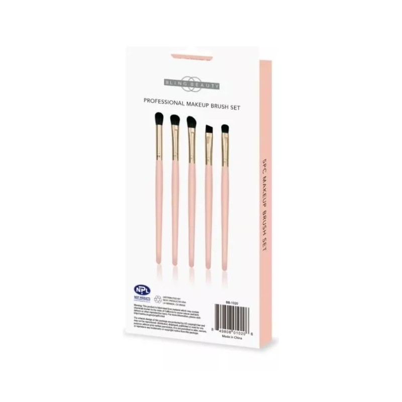 BLING BEAUTY Set 5 Brochas Maquillaje