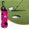 Golf Tee Holder, Golf Ball Storage with Keychains, Multi-Functional Lightweight