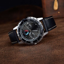 BISONSTRAP Genuine Leather Watch Band, 0.7 inches (18 mm), 0.7 inches (19 mm), 0.8 inches (20 mm), 0.9 inches (21 mm), 0.9 inches (22 mm), 0.9 inches (23 mm), 0.9 inches (24 mm), Horwin, Leather Watch