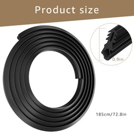 Aomitop 00494772 Dishwasher Door Seal Replacement - Compatible with Bosch Dishwasher - Black Rubber Gasket Fits Specific Models