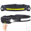 AlpsWolf LED Headlamp Rechargeable, 2 XPE LED and COB LED