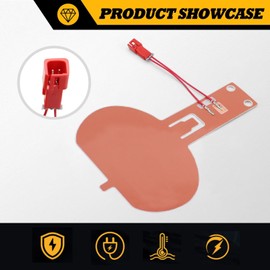 Jecoupoon 6C3Z13B802C Horn Assembly Compatible with F series 150 250 350 Super Duty 2001-2007 924-904 Horn Assembly Pad