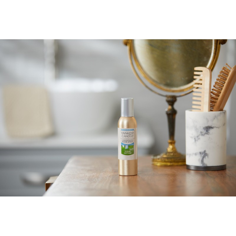 Yankee Candle Concentrated Room Spray, Clean Cotton, 1.5 OZ