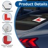 2 Pack Magnetic L Plates for Car, Fully Magnetic Learner
