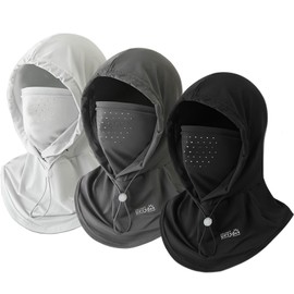 3 Pcs Cooling Summer Balaclava Face Mask with Breathable Holes Sun Face Shield UV Protection Full Head Mask for Men Women, 3pcs-multi, One Size