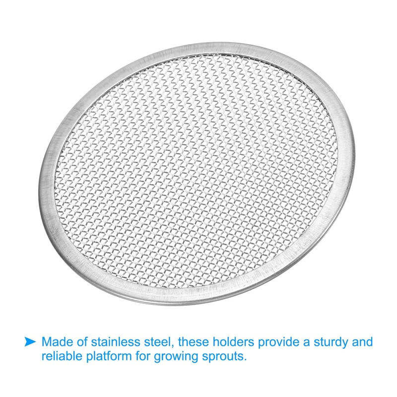 PATIKIL Germination Lids, 6 Pieces 70 mm Stainless Steel Strainer