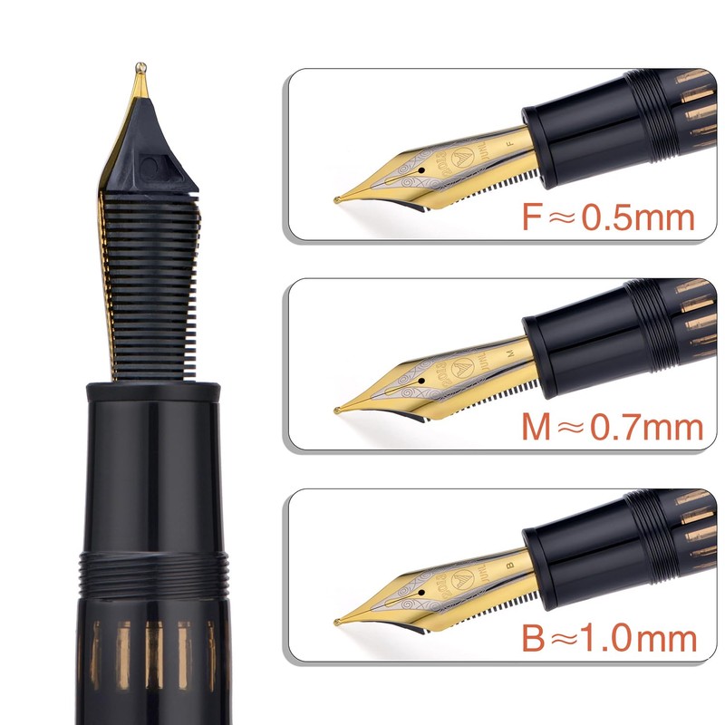 Yongsheng Junlai 930 Acrylic Fountain Pen, Size 9 Broad Nib