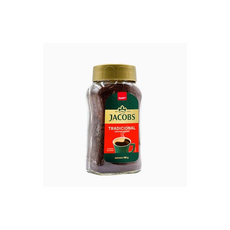 Jacobs Tradicional 180g | Café Soluble Aglomerado | Instantáneo
