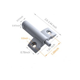 UtySty 10 Pack Cabinet Door Damper Wardrobe Cushion Soft Close Buffer Muffler Suction Bumper Shock Absorber Anti-Collision Device Kitchen Drawer Furniture Hardware Cupboard Silencer Mute