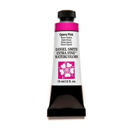 DANIEL SMITH 284600198 Extra Fine Watercolor 15ml Paint Tube, Opera-Pink, 0.5 Fl Oz (Pack of 1)
