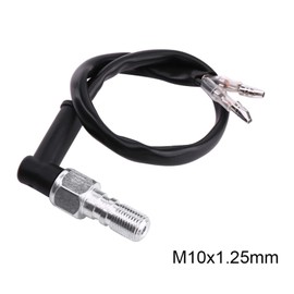 Hydraulic Brake Light Switch Universal Rear Set with Washers Rear Hydraulic Brake Pressure Tail Light Switch for Motorcycle Scooter Moped Dirt Pit Bike ATV M10 (10 mm) (M10 x 1.25)