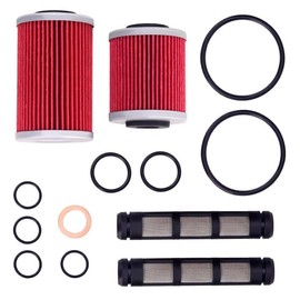 Aouton Oil Filter Service Repair Kit 75038046110 Replacement for 690 2013-2019/690 Enduro R 2012-2023/690 SMC R 2019-2023/701 Enduro 2016-2023/701 Supermoto 2016-2023