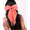 Velscrun Hair Bows for Women Girls, 4Pcs White Red Yellow
