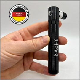 DACHS Mini Bicycle Pump with Bracket - High Pressure, Lightweight, Travel Pump - 126 x 45 x 20 mm, 60 g - Maximum Pressure 9 bar/130 PSI - Suitable for All Bike Types