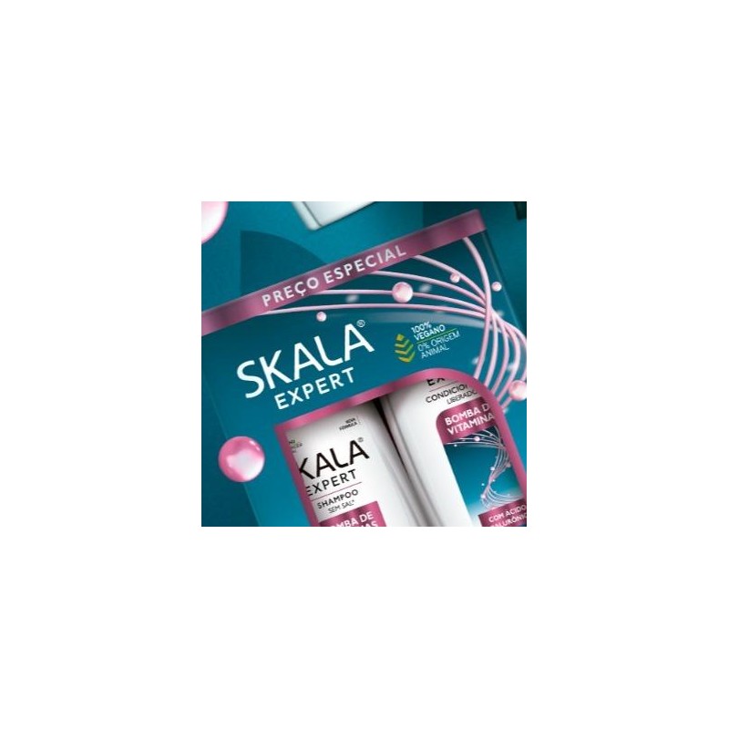 Skala Expert Bomba de Vitaminas Shampoo and Condicional Kit -