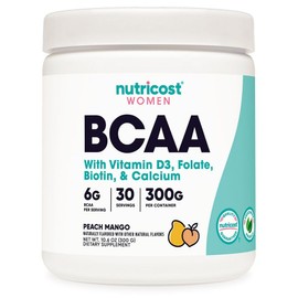 BCAA for Women 30 servings Peach Mango Flavor 1 bottle, 1 piece, 300g / BCAA 포 우먼 30서빙 피치 망고맛 1병, 1개, 300g