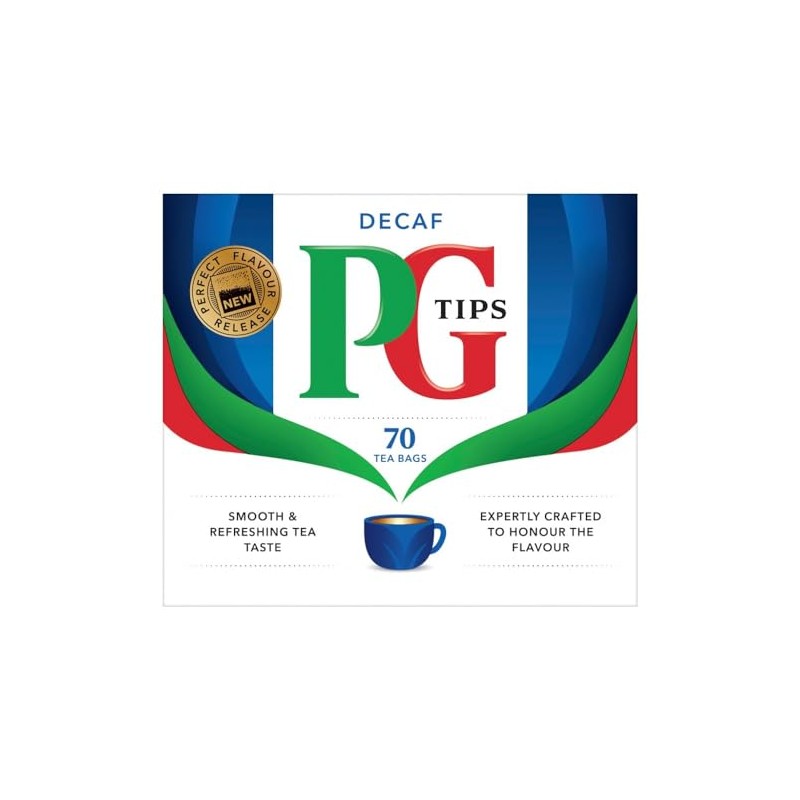 Pg Tips Decaf 70 Tea Bags 203g
