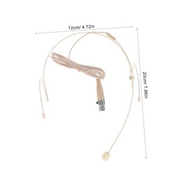 SUPVOX Discreet Omnidirectional Headset Mic with Clip Design for Tour Guides and Presenters Comfortable Over Ear Headphones for Enhanced Stereo Sound and Noise Cancelling Audio Quality