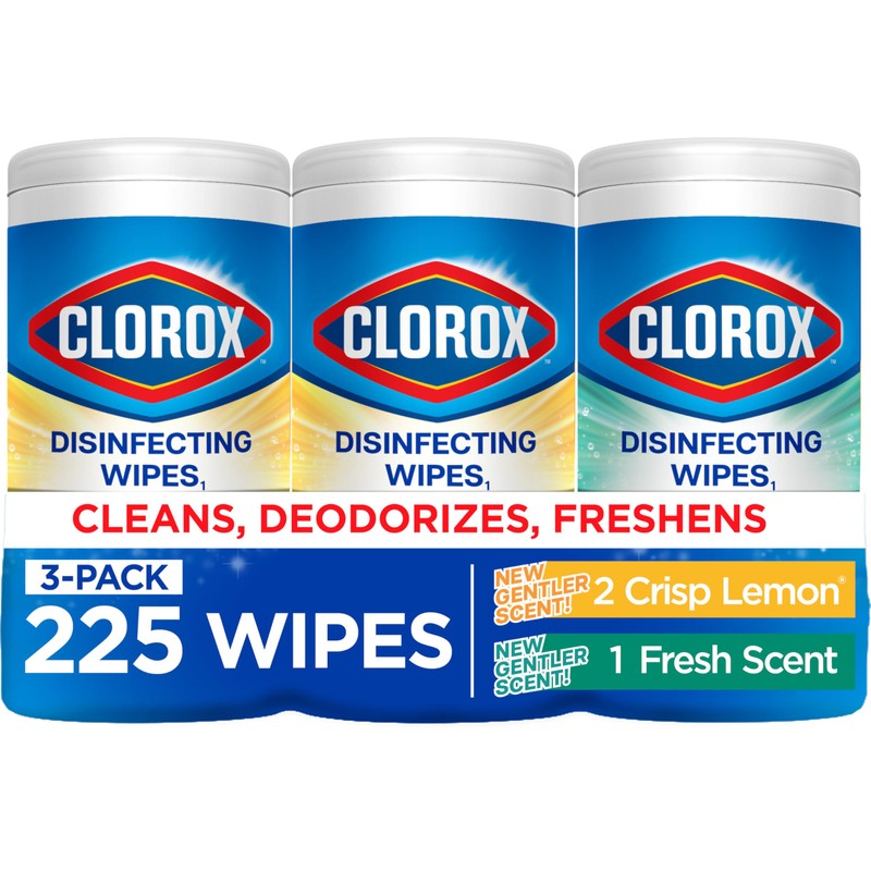 Clorox Disinfecting Cleaning Wipes for Spring Cleaning & Allergy Season,