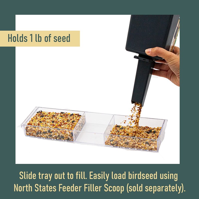 North States Nature's Yard - Large Clear Choice Window Bird