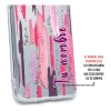 Funda Para Honor Mujer Manchas Pintura Rosa Con Nombre