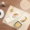 jinsongdafa Soup and Sandwich Plate Combo, 7 oz Dip/Soup Bowl