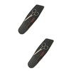 minkissy 2 Sets Professional Beard Shears Scissors Comb Kit Storage