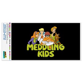 GRAPHICS & MORE Scooby-Doo Meddling Kids Automotive Car Window Locker Bumper Sticker