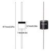 Tnisesm 20 Pcs 6A10, 10A10, 20A10 Rectifier Diode Kit 1000
