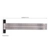 Woodworking Ruler Right Angle Stainless Steel Line Locator Carpenter Measuring