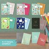 Papierdrachen 2 high-quality school folders for children, DIN A4, unicorn
