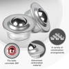 CPROSP 8-Piece 15 mm Ball Wheels with Steel Ball, Carbon
