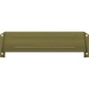 Solid Brass Mail Slot Hood for Open Back Plates Antique