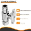 2-PCs HeSun Expansion Pex Straight Stop Valve, 1/2" PEX-A x