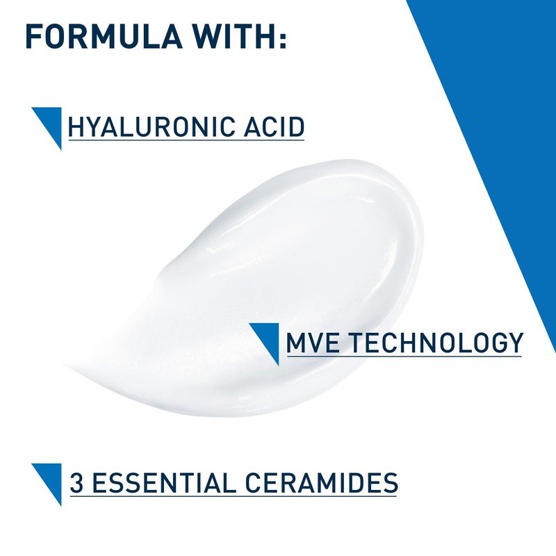 CeraVe Moisturising Cream, Face & Body, With 3 essential ceramides