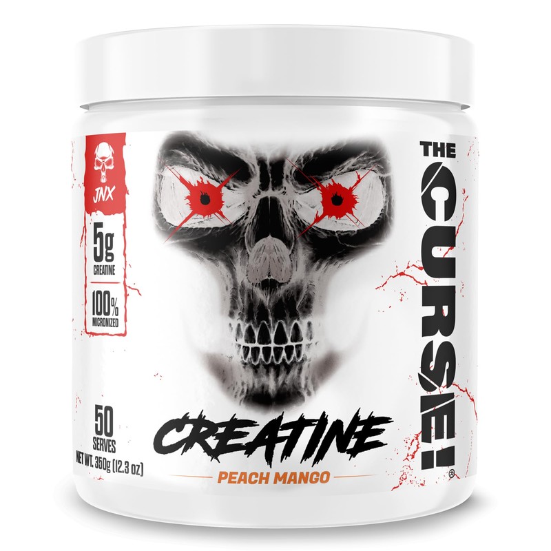 JNX SPORTS The Curse Creatine Monohydrate Peach Mango 50 Servings