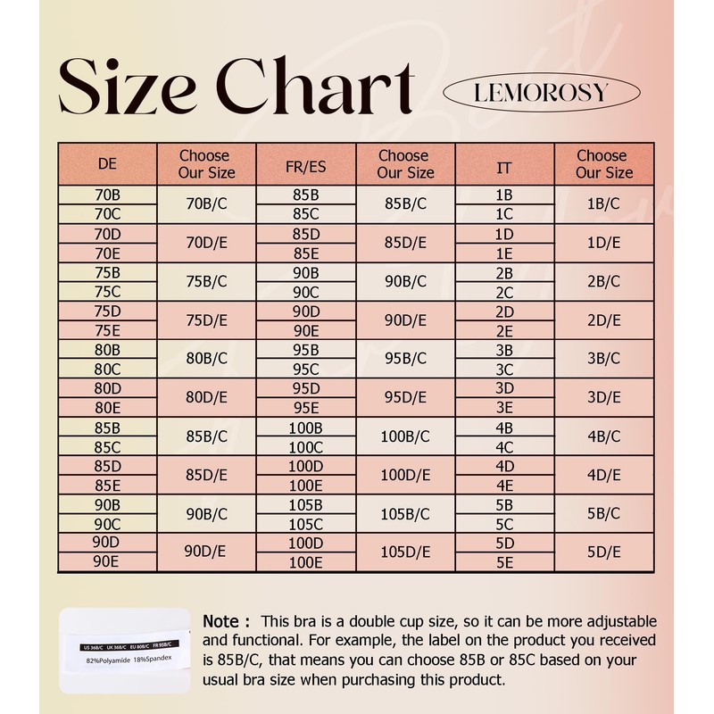 Lemorosy Women's Post-Operative Strong Support Sports Bra Adjustable Without Underwire