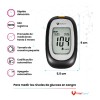Kit Glucómetro 310 Vitalcare Con 50 Tiras + 100 Lancetas