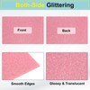 sourcing map 1 Pcs Pink Glitter Acrylic Sheets 1/8" Thickness