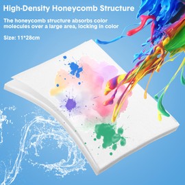 500 Pcs Color Absorber Laundry Sheets Color Dye Guard Sheets for Laundry Prevent Runs or Bleeds Fragrance Free Trapping for Home Apartment