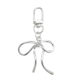 Cute Bow Keychain for Women Kawaii Bag Charms Bling Purse Charms Phone Decor Car Keychain Accessories Elegant Gift for Her