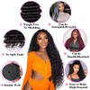 Mslily Deep Wave Hair Bundles Water Wave Brazilian Curly Wave