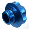 Unbranded Blue Oil Filler Cap With Super Charged Emblem For