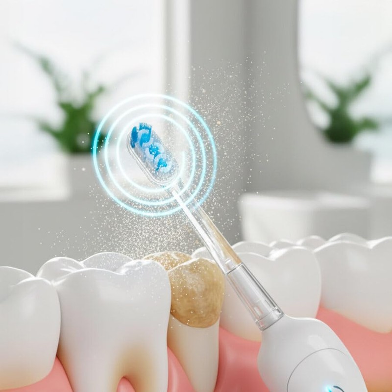 OSOJI T200 Cepillo de Dientes Eléctrico Sónico, Oscilación 60°, 66000